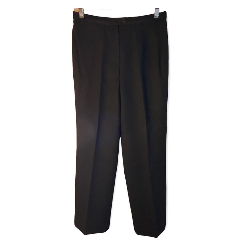 Vintage Pendleton Virgin Wool Trouser Pants High Rise Black Size 10